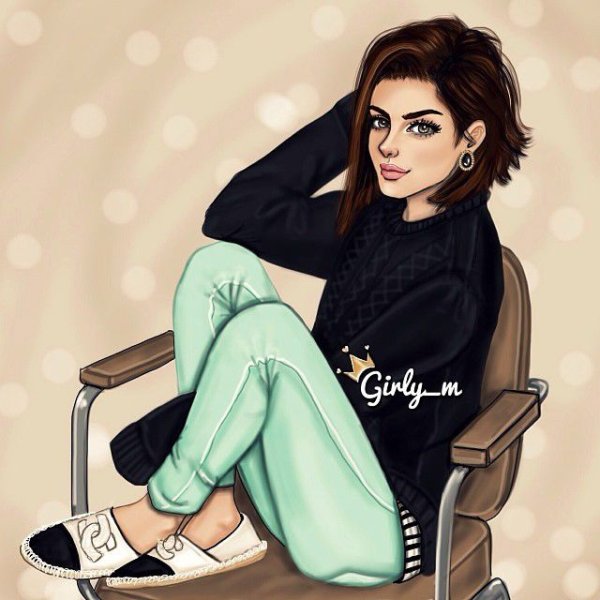 Красивые девушки мультяшные