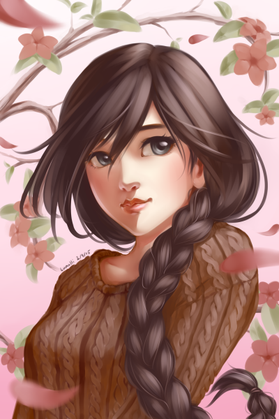 Мультяшные модные девушки