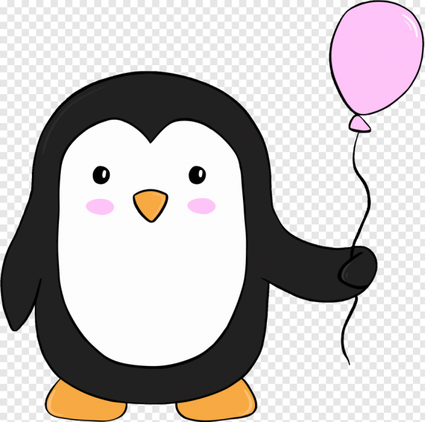 Пингвин милый арт