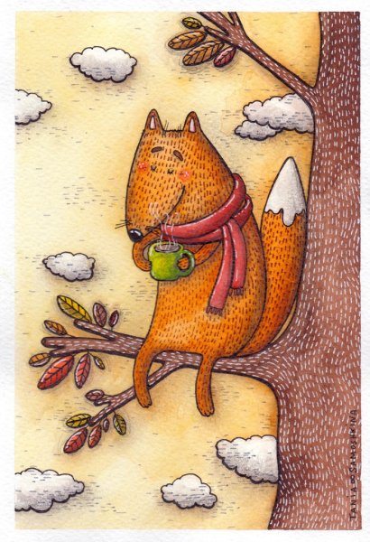 Таня Самошкина акварель