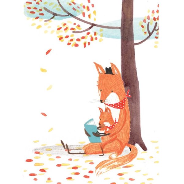 Милые осенние иллюстрации