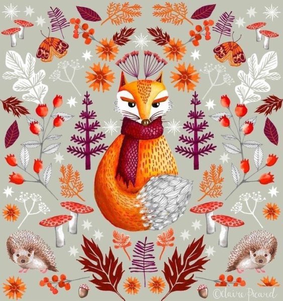 Иллюстрация лисы