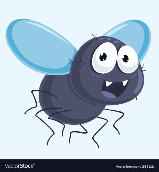 Мультяшную муху