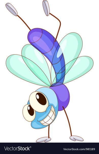 Муха рисунок милый