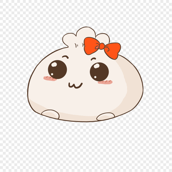 Милая китайская булочка рисунок