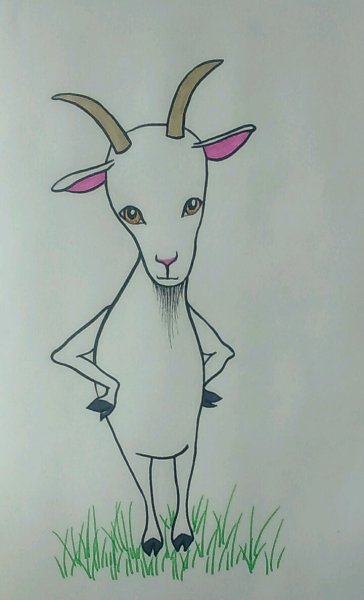 Коза для рисования