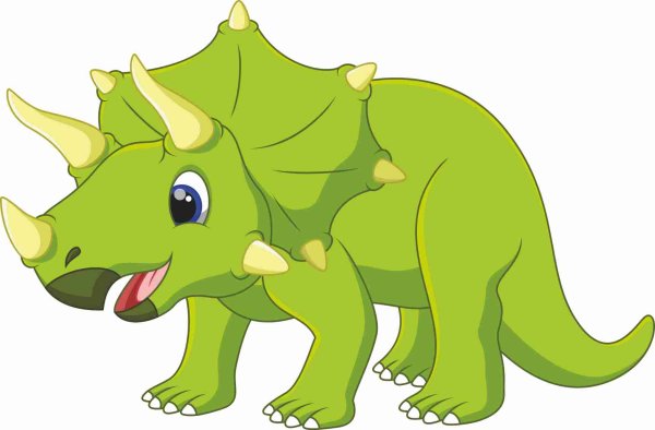 Трицератопс динозавр для детей