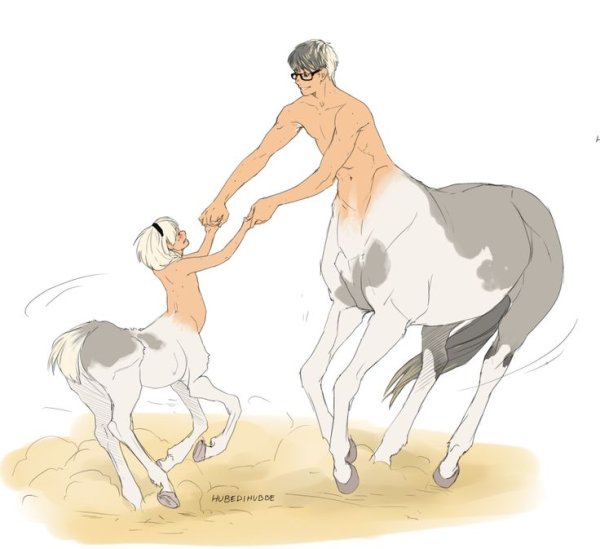 Hubedihubbe кентавры Нора и Дэн