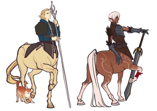 Белый Кентавр арт