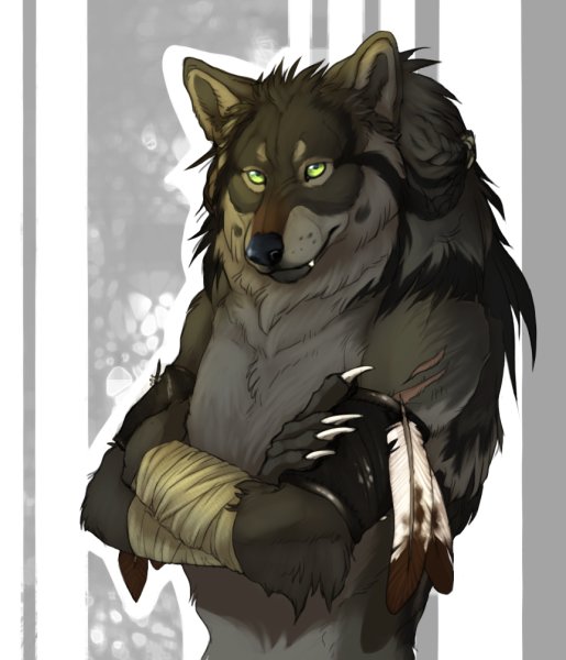 Антропоморфный волк