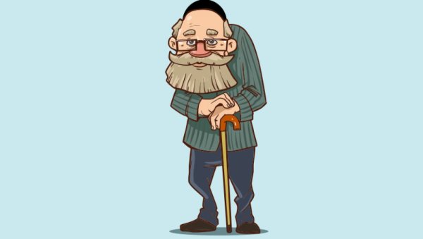 Нарисовать старика