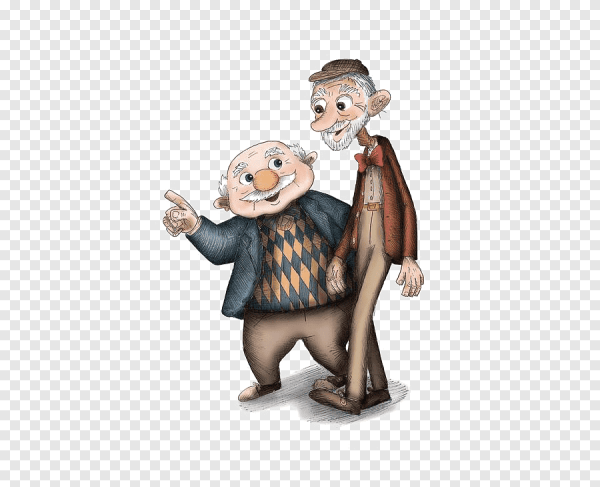 Старичок мультяшный