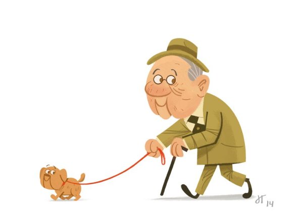 Мультяшные старики картинки