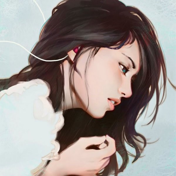 Арты азиатских девушек