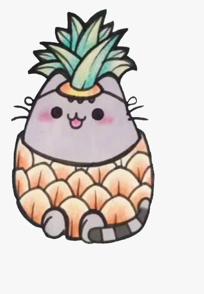 Pusheen Cat ананас