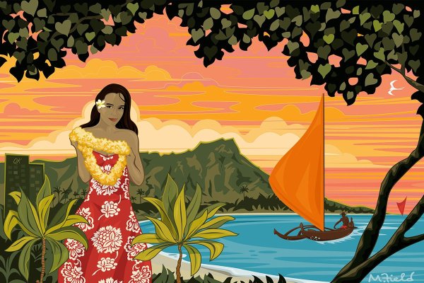 Рисунки в гавайском стиле