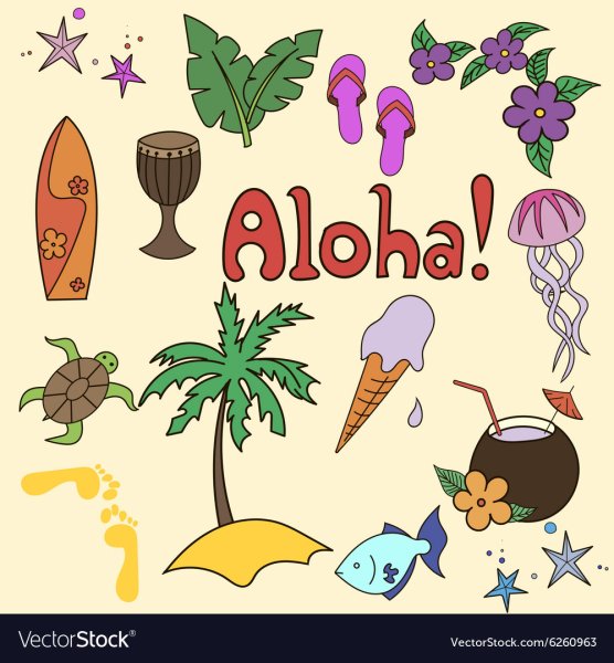 Стикеры на тему лето