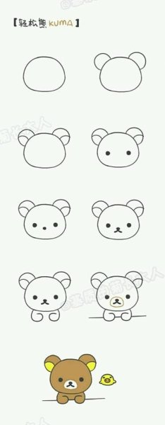 Поэтапные рисунки для срисовки