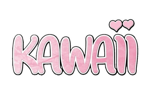 Кавай надпись