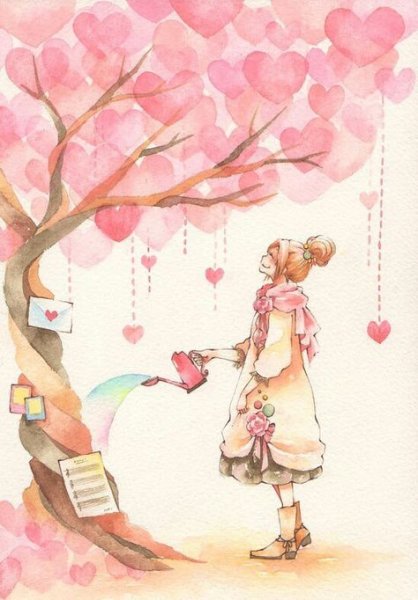 Нежные Акварельные открытки