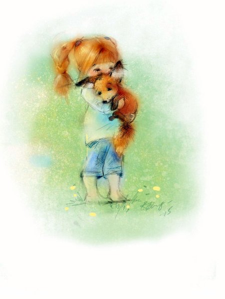 Душевные детские иллюстрации