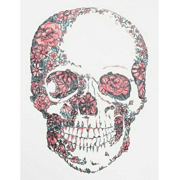 Череп с венком