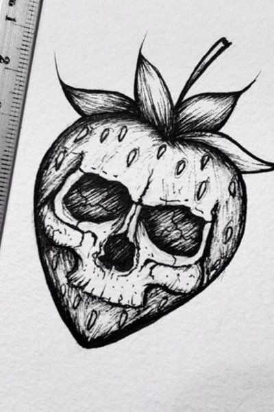 Мексиканский череп мультяшный