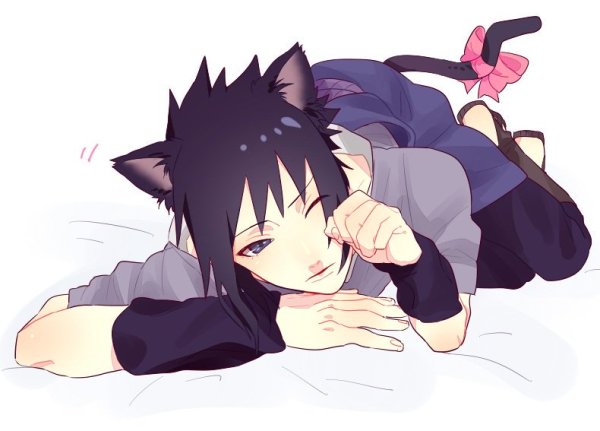 Саске Учиха нэко