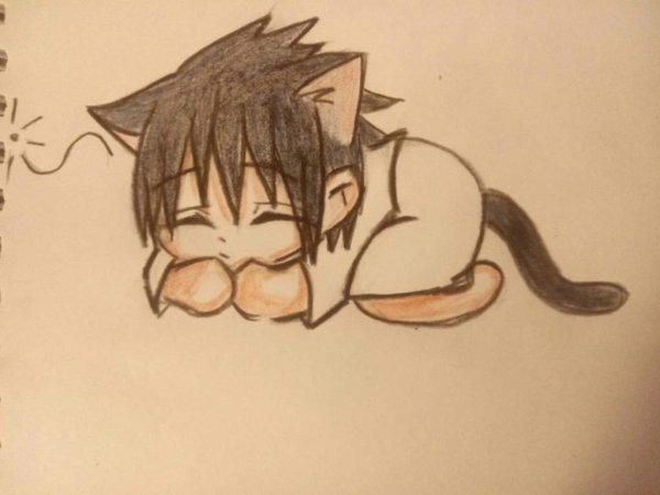 Рисунки для срисовки Саске милые