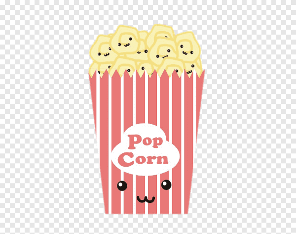Наклейки попкорн милые