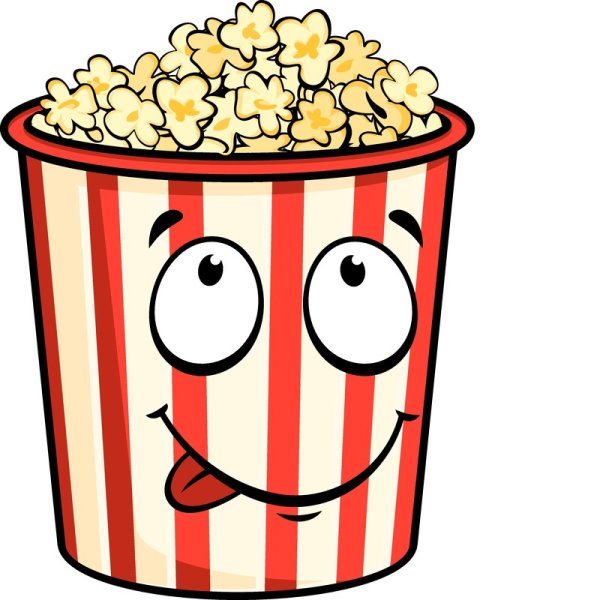 Попкорн карикатура