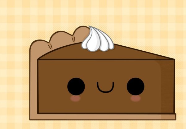 Милая еда с глазками для срисовки