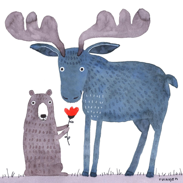 Стилизованный Лось