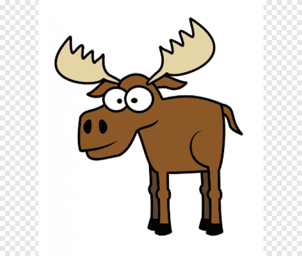 Лось мультяшный