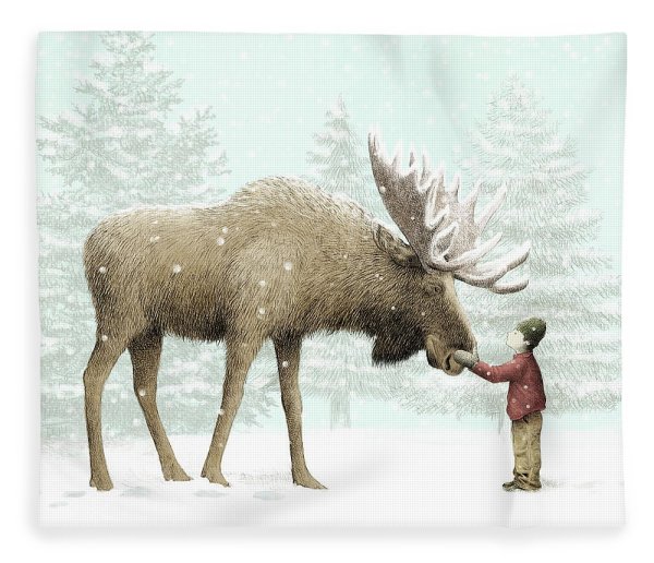 Лосиха с лосенком