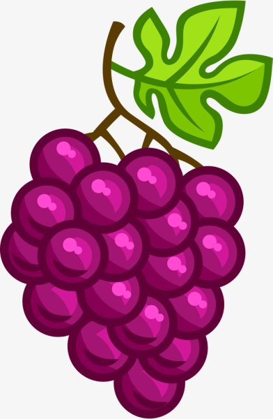 Мультяшный виноградик