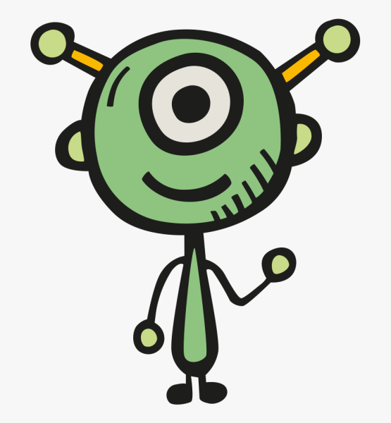 Милые пришельцы для срисовки