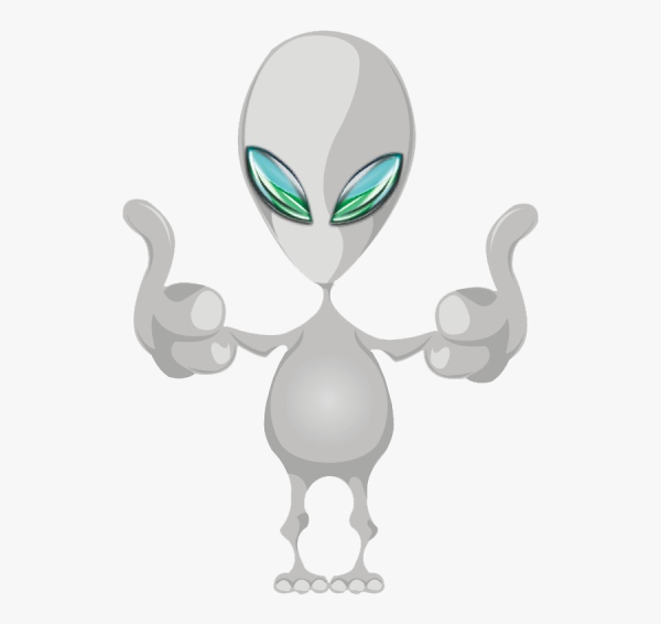 Инопланетянин карандашом