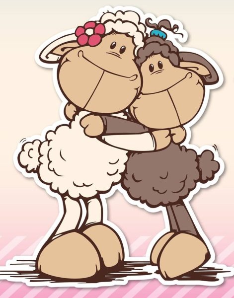 Овечки мультяшные