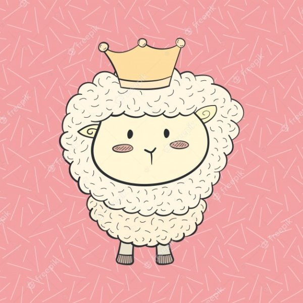 Овца с короной