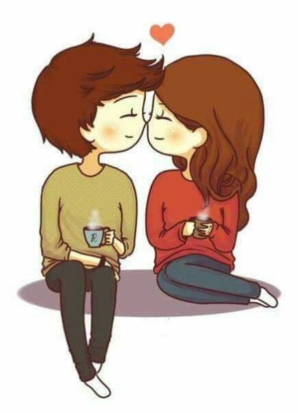 Милые мультяшные пары