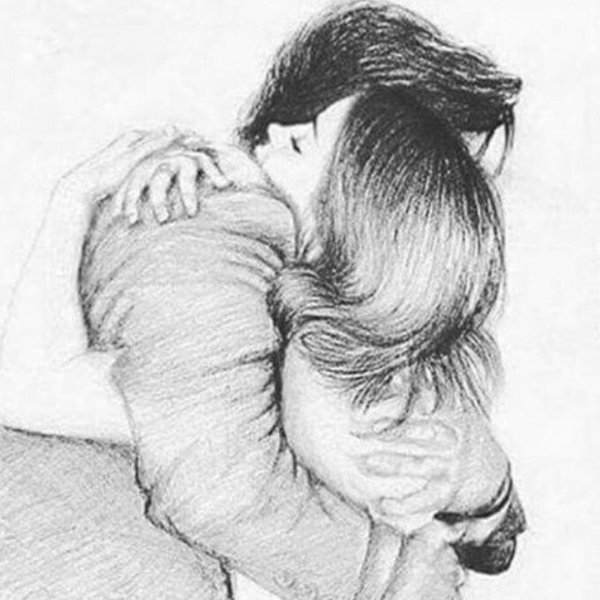 Объятия карандашом
