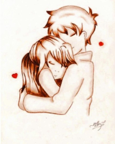 Милые рисунки парочек для срисовки