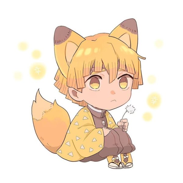 Зеницу Агацума арт Чиби