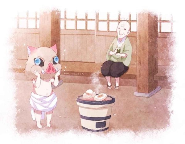 Незуко и Иноске арт