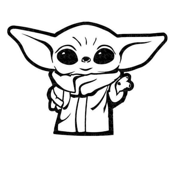 Йода силуэт