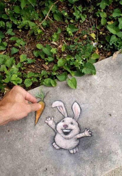 Идеи для рисования на асфальте