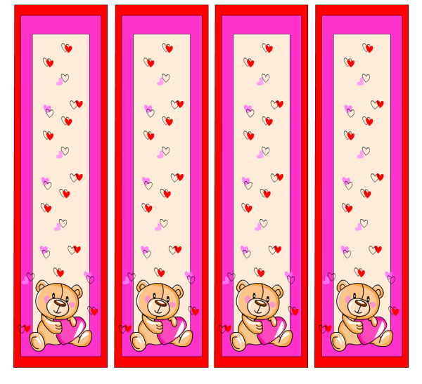 Заготовки для закладок для книг