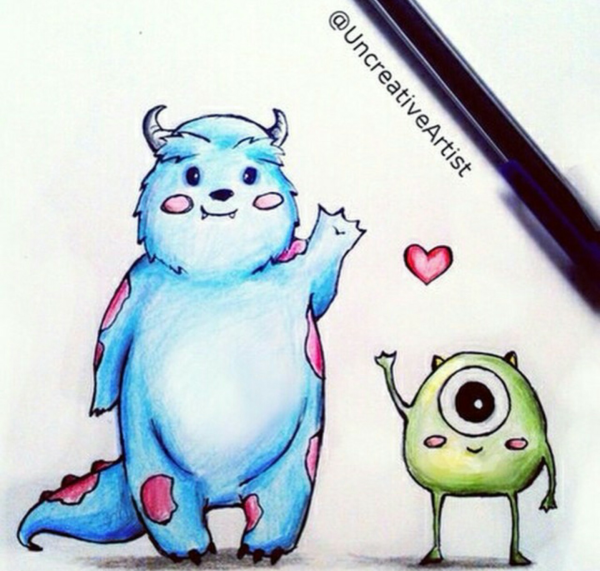 Рисунки для срисовки прикольные животные