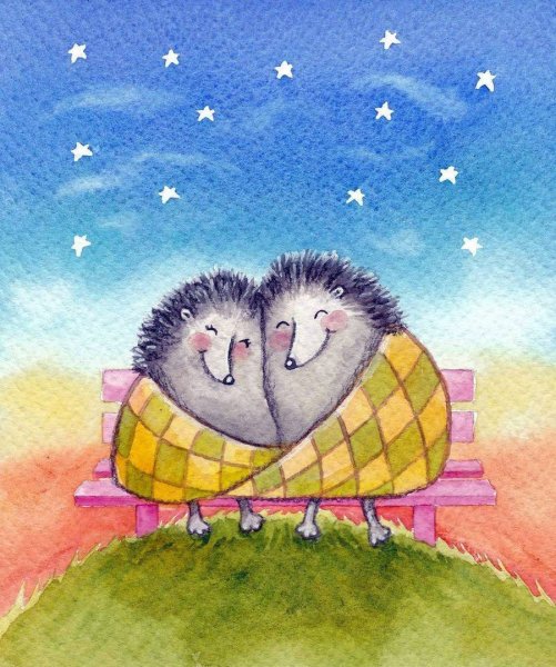 Ежик счастье